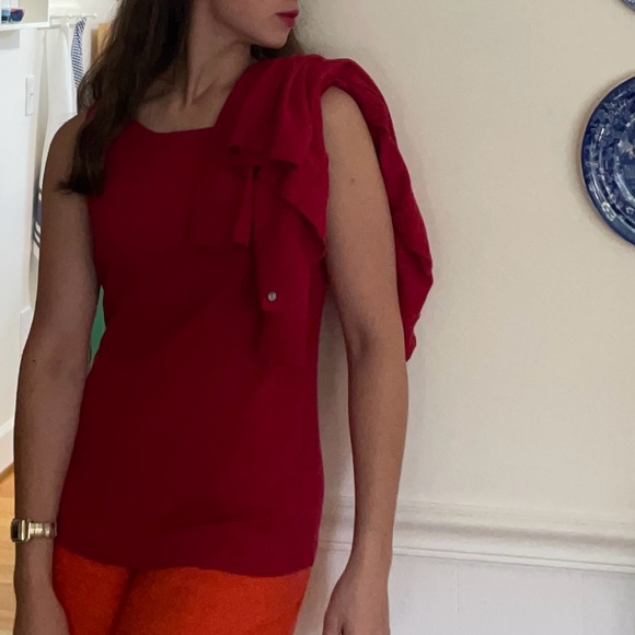 Raspberry Cardigan and Shell Set - Picture 4 of 14